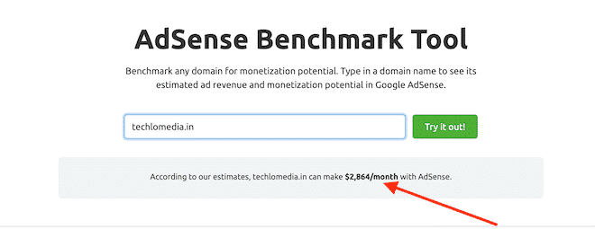 Adsense Benchmark tool